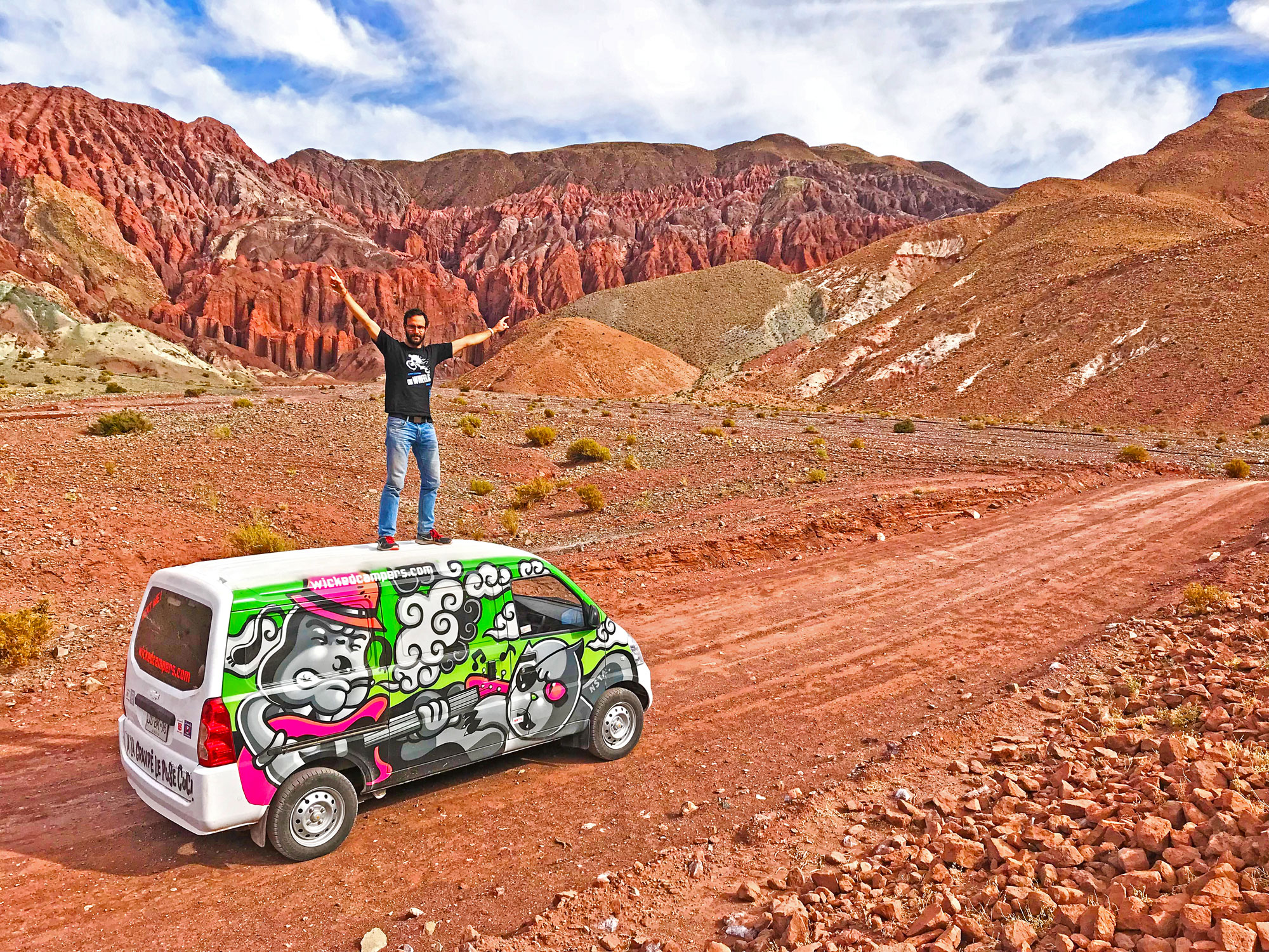 A 4 days road trip by campervan in the Atacama Desert